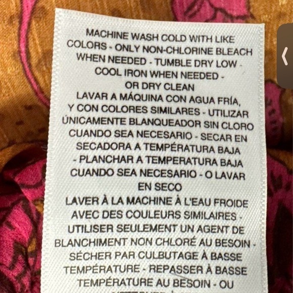 Jessica Simpson Orange Long Sleeve Sundress - Picture 4 of 5